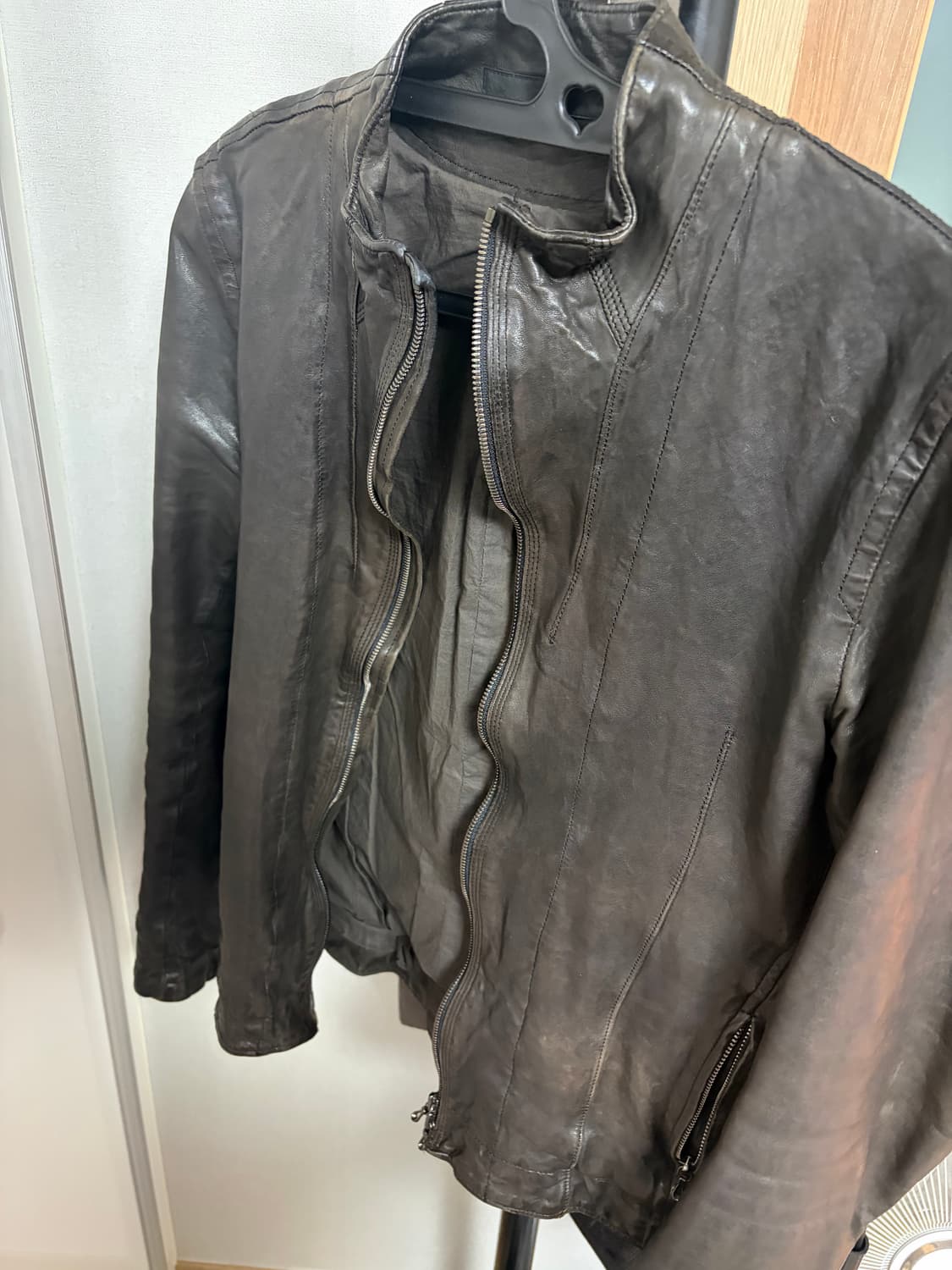 Julius7 런웨이 초판 레더 자켓 상품이미지5