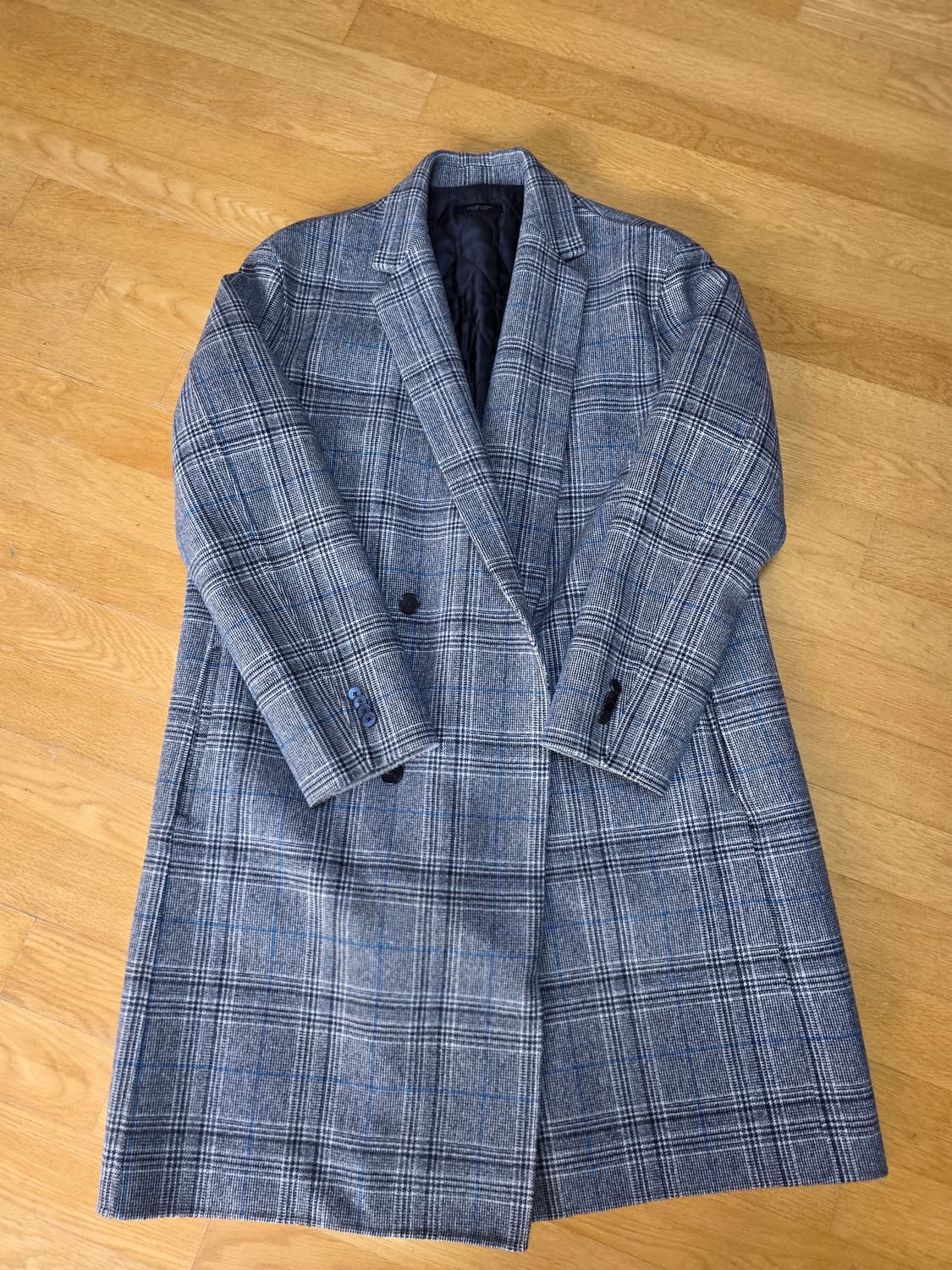 질스튜어트뉴욕 더블 체크코트 상품이미지1