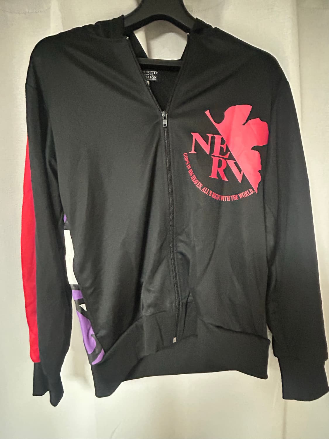 에반게리온 헬로키티 초호기 후드집업 상품이미지2