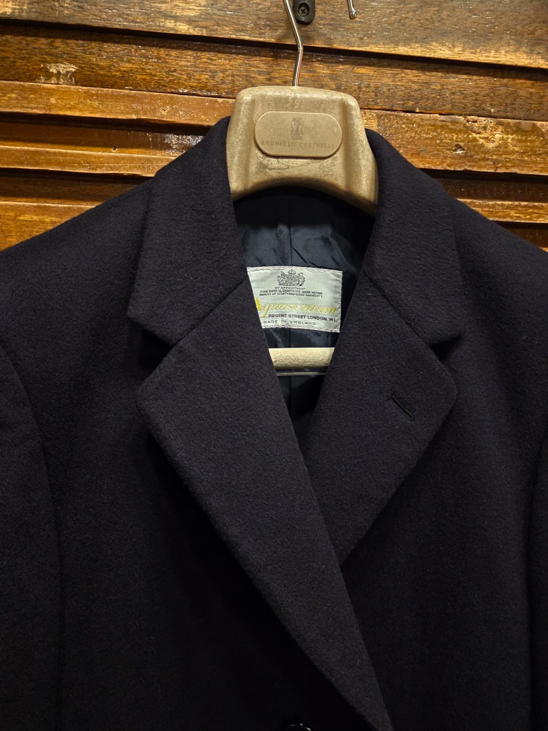 아쿠아스큐텀 캐시미어/울 체스터필드코트  상품이미지2