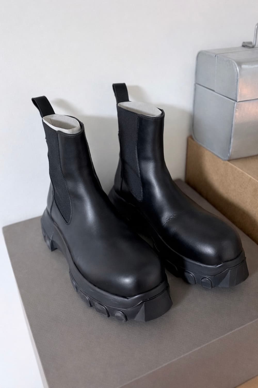 릭오웬스 비틀 보조 트랙터 부츠 38 풀구성 상품이미지1