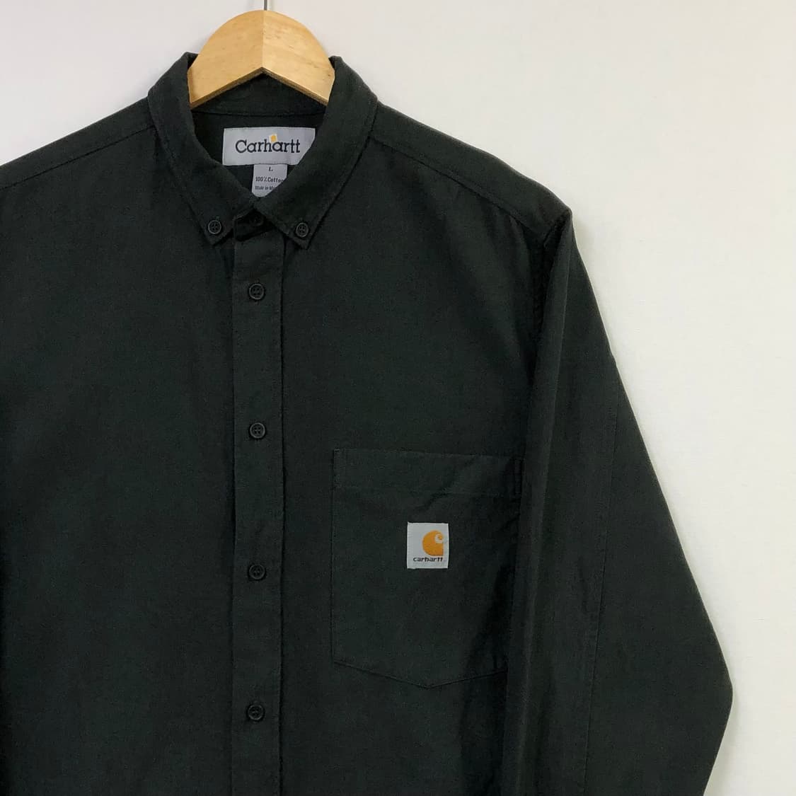 L 칼하트 카키 워크 셔츠 상품이미지1