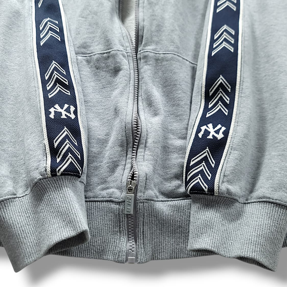 [XL] MLB 뉴욕양키즈 멜란지 그레이 후드집업 상품이미지7