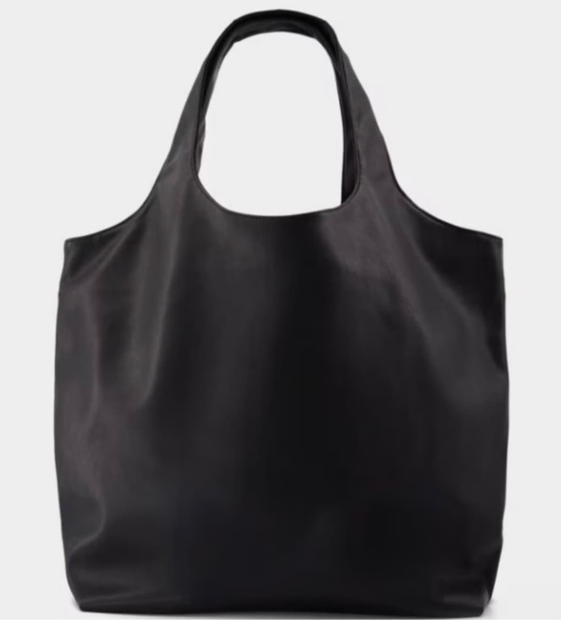 아페쎄 니논 리사이클 레더 토트백 블랙 상품이미지4