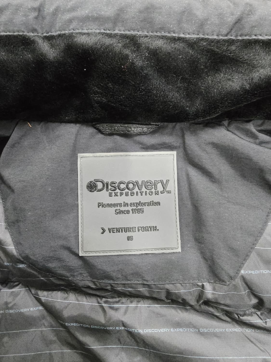 디스커버리 블랙 후드 다운패딩 자켓 점퍼95 상품이미지7