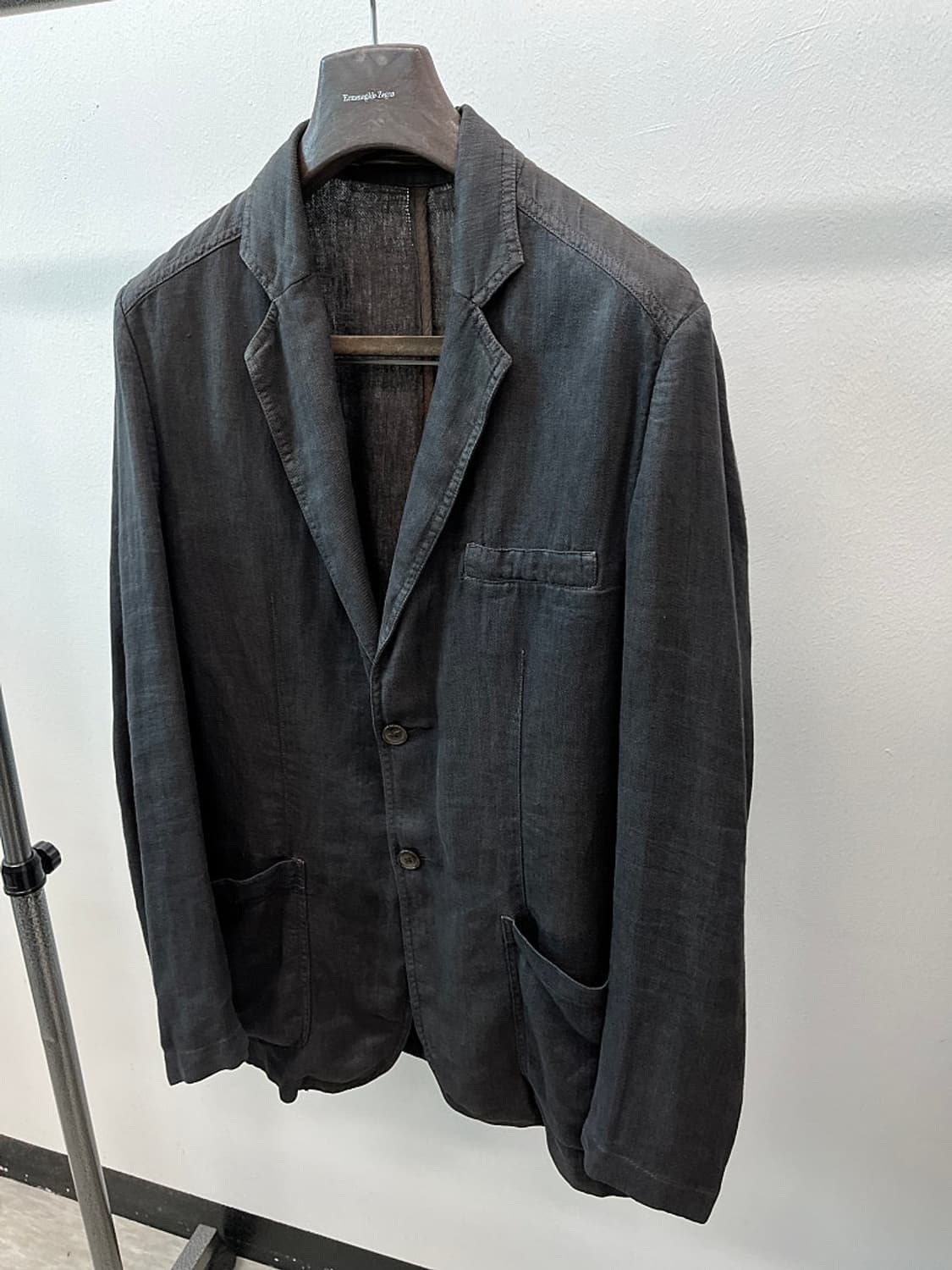 105) 제냐 더티브라운 린넨자켓  상품이미지1