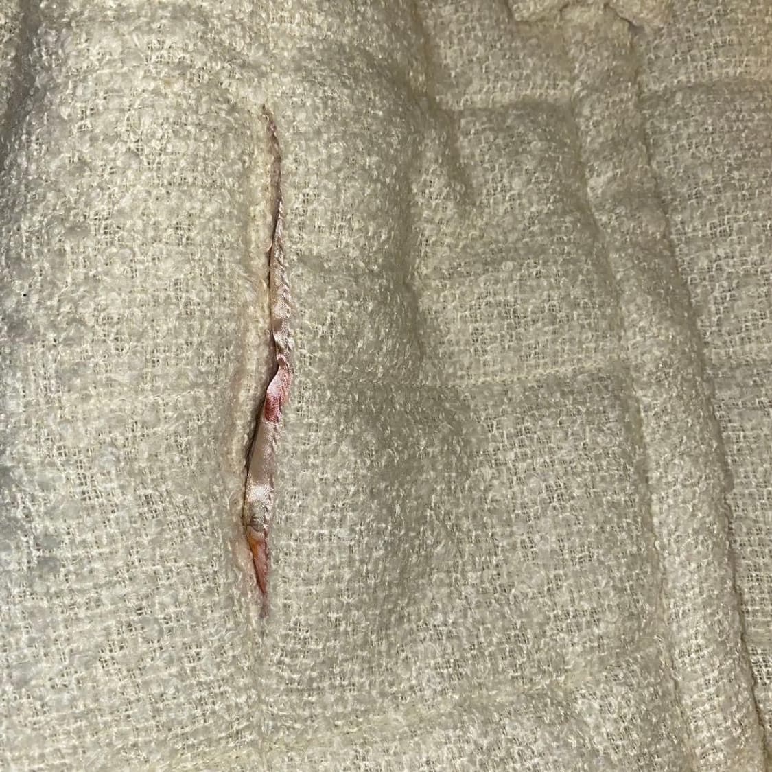 리즈리사 핀터깔 고전 대장 아이보리 3연 리본 패딩 달천깔 라떼갸루 상품이미지5