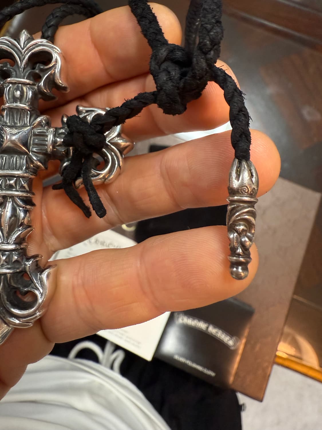 크롬하츠 정품 필리그리크로스 펜던트 라지 대형사이즈 국내에 몇점 없는 물 상품이미지5