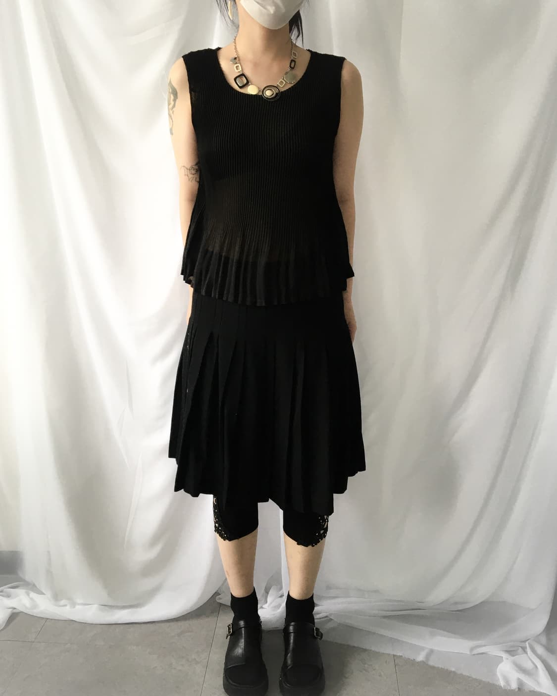 Pleats sleeveless 상품이미지4