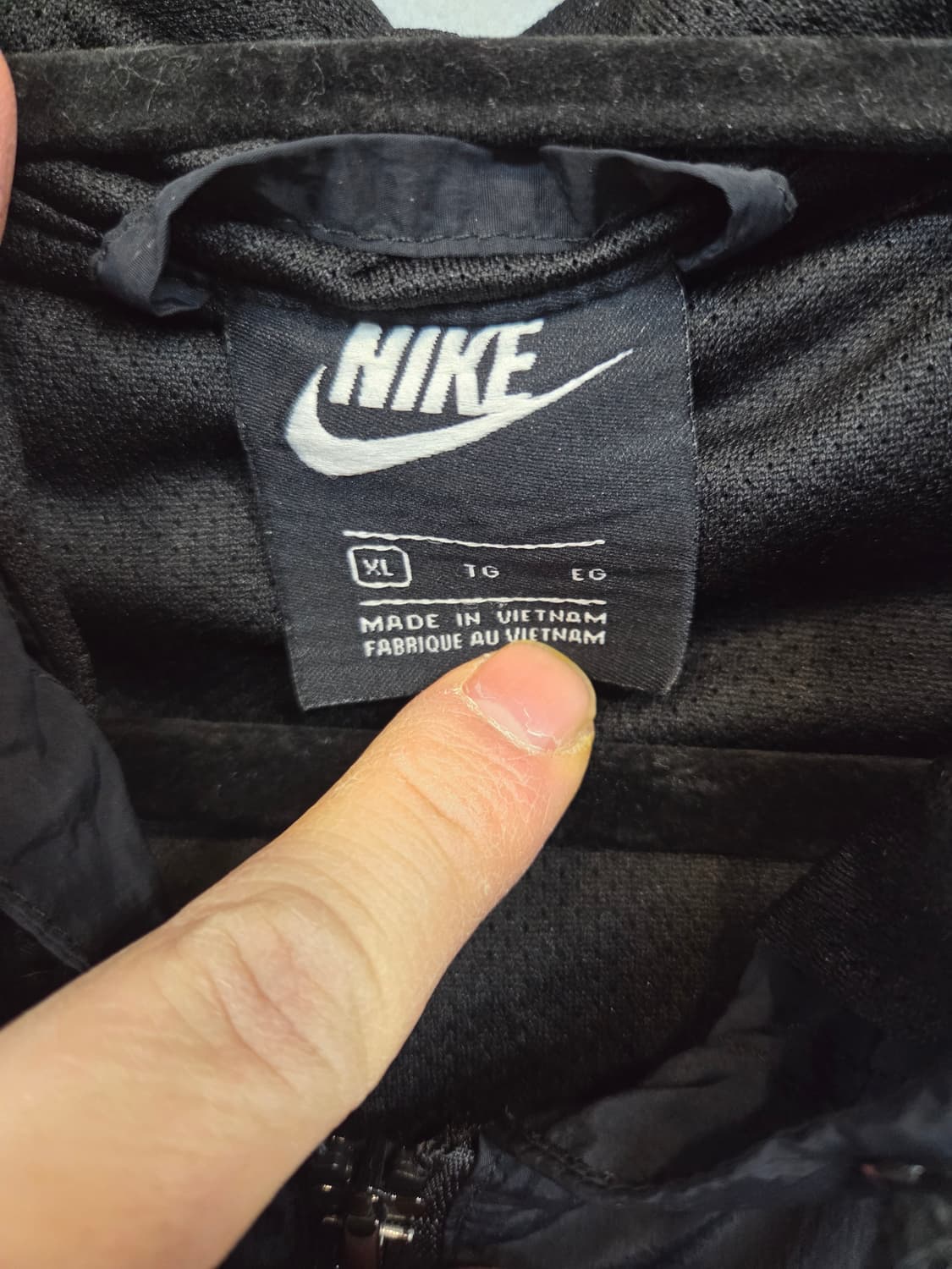 나이키 테이프로고 빅스우시 아노락 우븐자켓 xl 상품이미지3