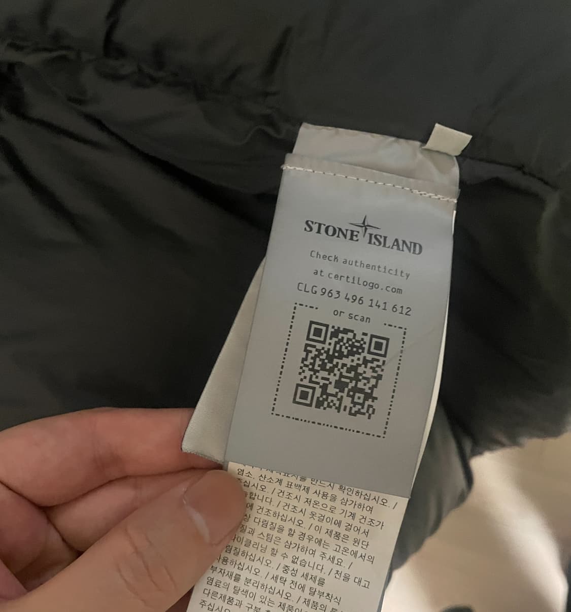 스톤아일랜드 24FW 크링클랩스 리드그레이 상품이미지8