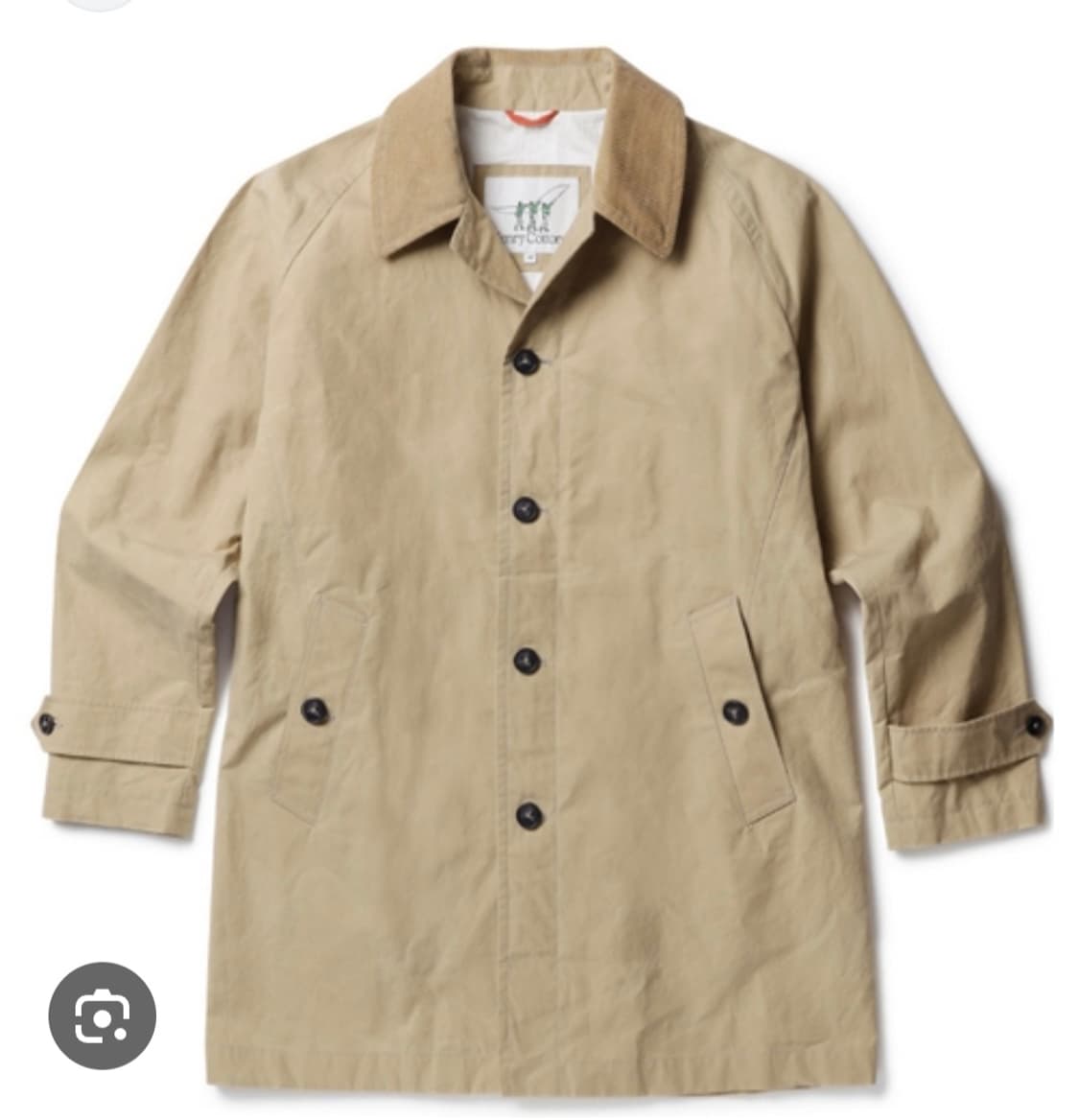 (23년) 헨리코튼 클래식 베이지 코트 남성 50 싱글코트 상품이미지1