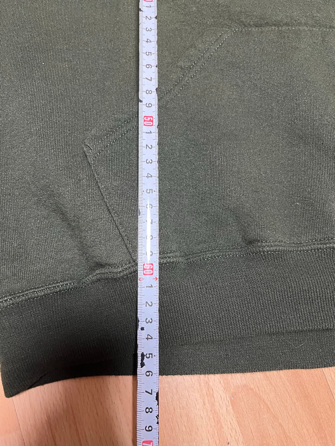 러셀 애슬레틱 00s 빈티지 모스그린 후드티 상품이미지5