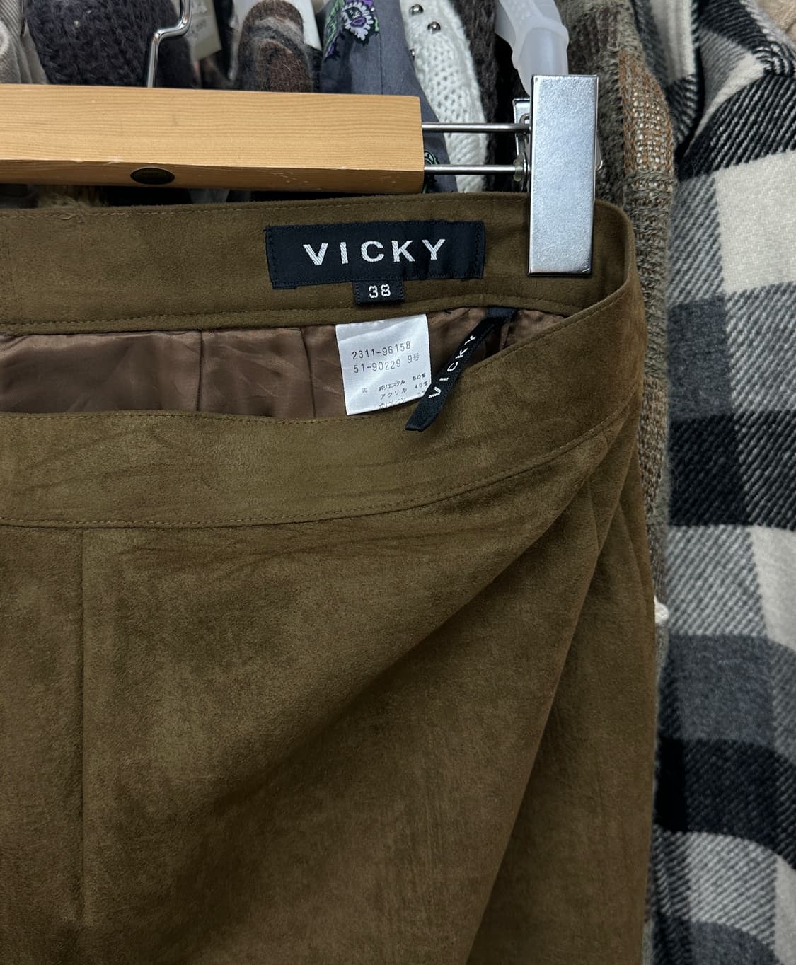 vicky suede skirt 상품이미지5