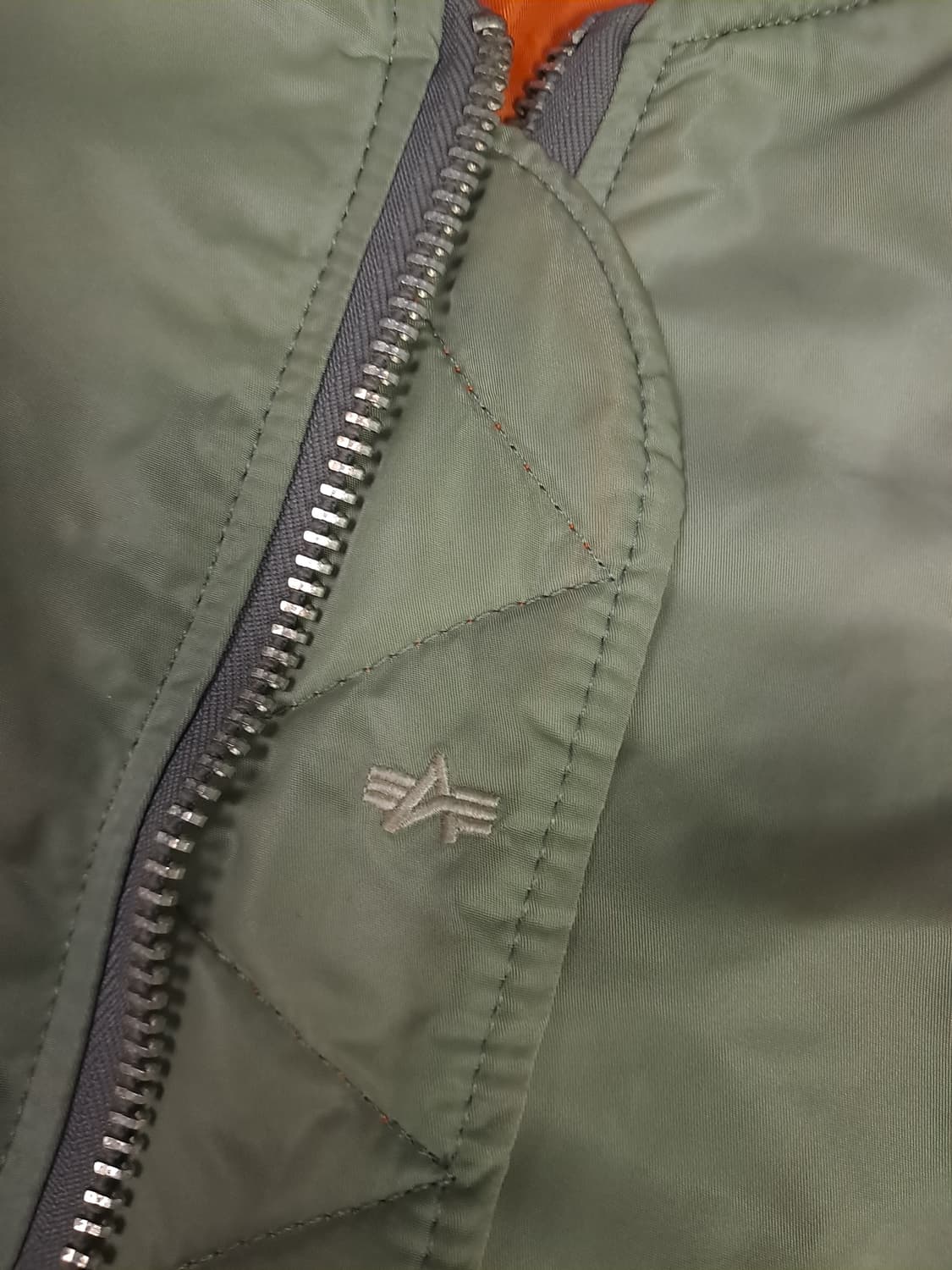 오리지날 90's 미국제조 민수용 알파사 MA-1 항공점퍼 상품이미지3