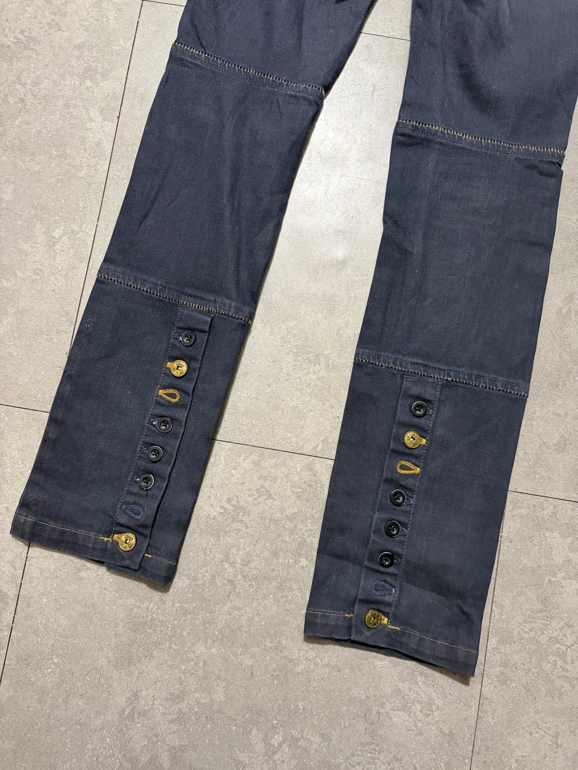 90s 프렌치 올드스쿨  마리떼프랑소와저버 빈티지  데님 팬츠  27인치 상품이미지6