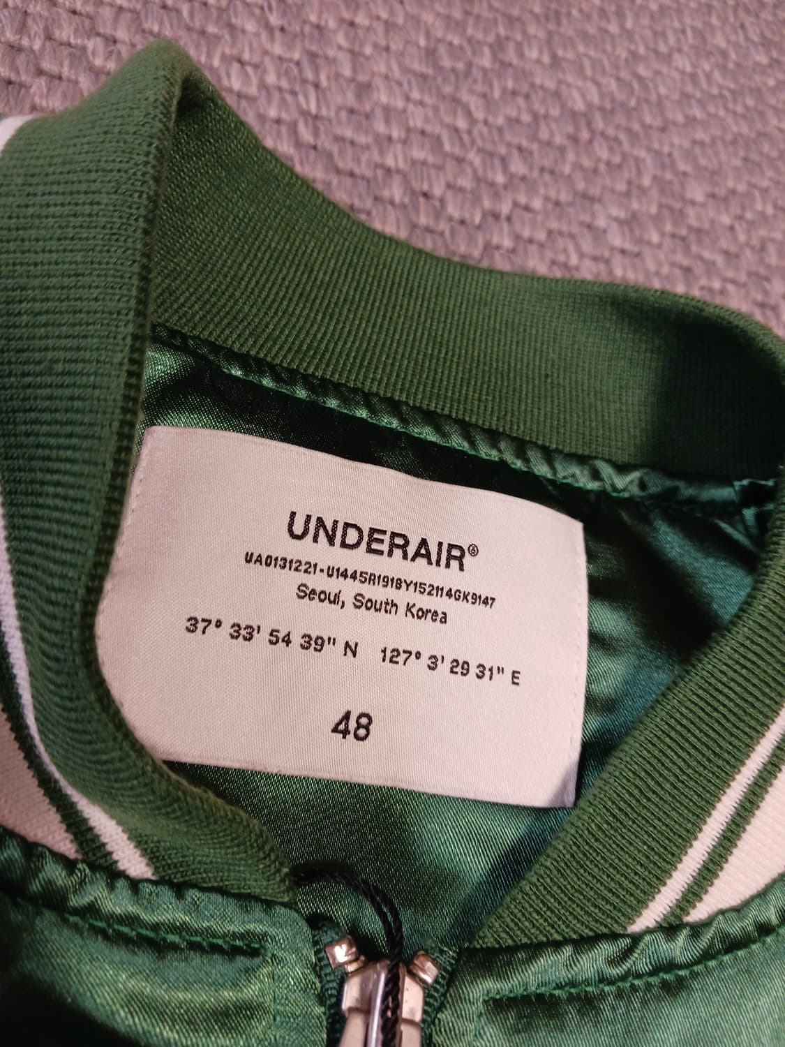 UNDER AIR. 봄버자켓 상품이미지2