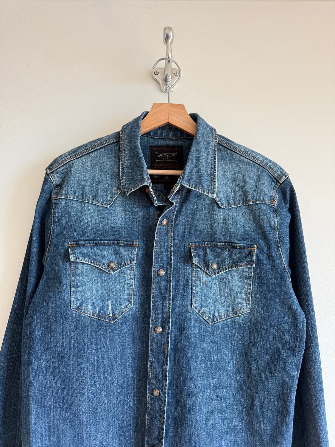 버카루(BUCKAROO) 웨스턴 데님 셔츠 상품이미지2
