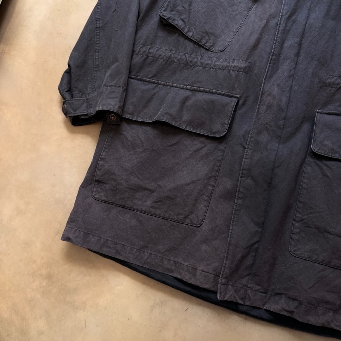 00S 폴로 랄프로렌 밀리터리 플랩포켓 페이딩 왁스자켓 L XL XXL 상품이미지3