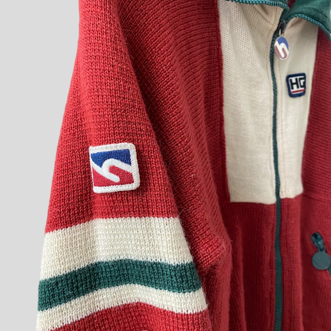 (여성F)히스테릭글래머 울 니트 집업 상품이미지5