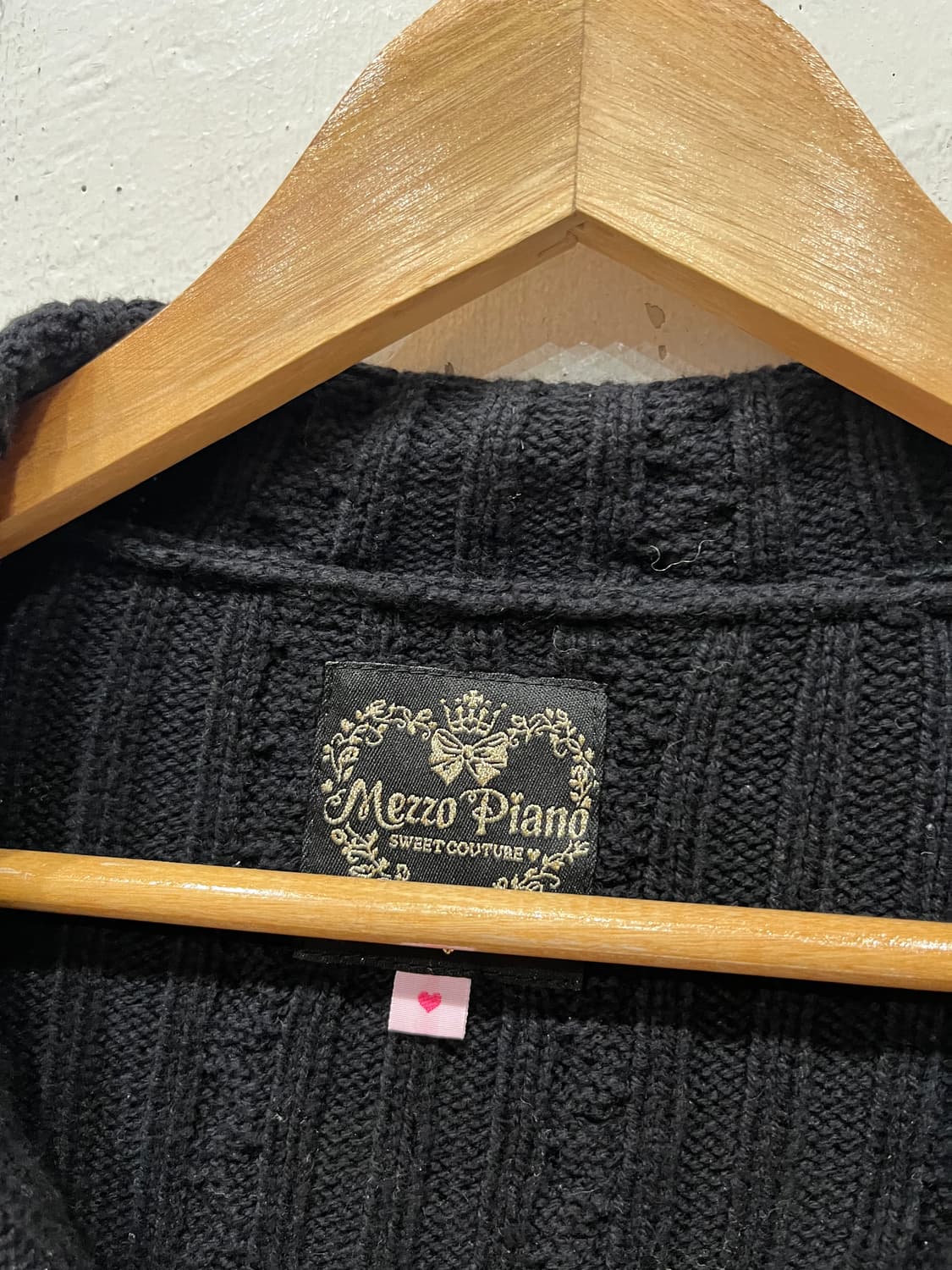 메조피아노 금장 케이블 가디건  상품이미지3