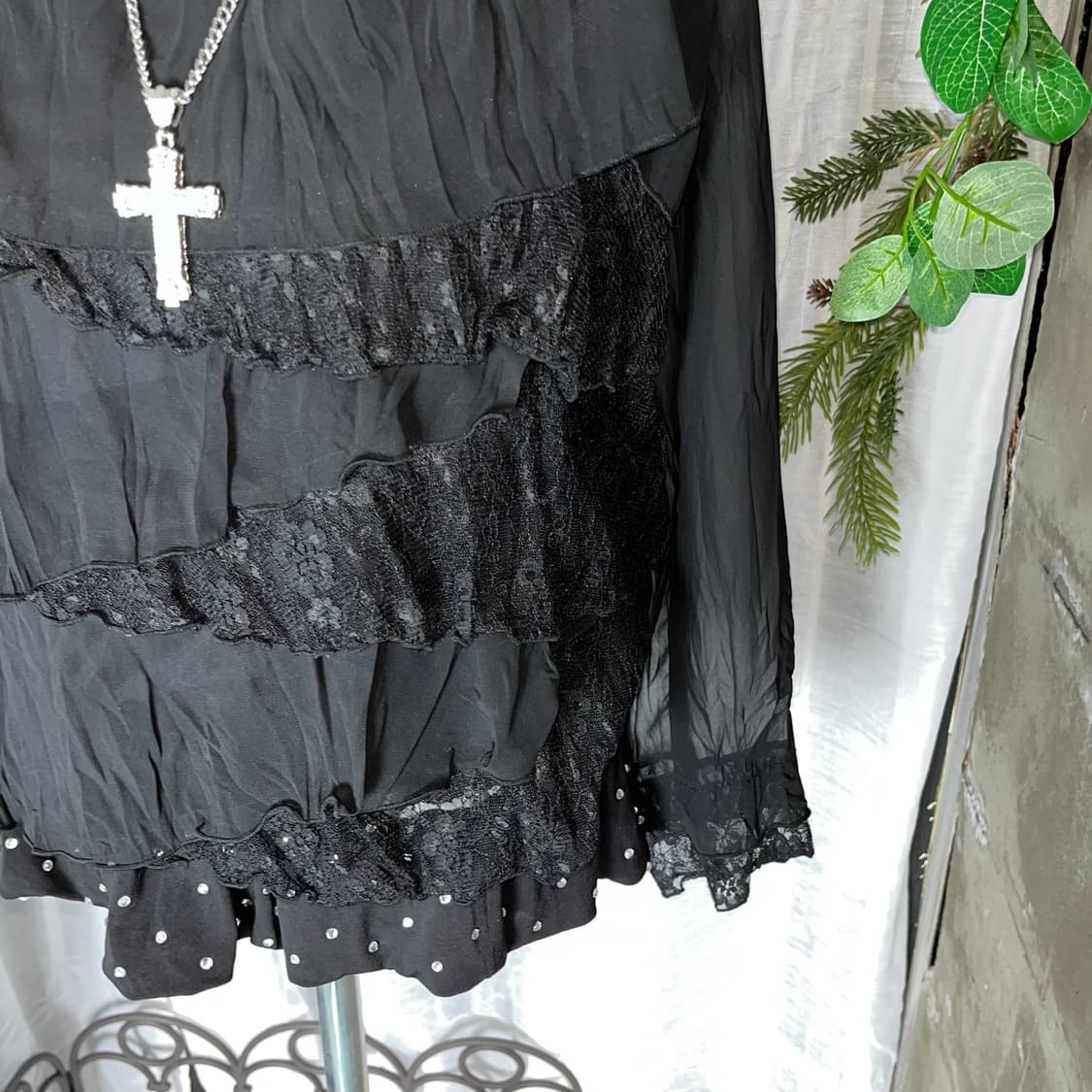 고스 프릴 롱 슬리브 상품이미지3