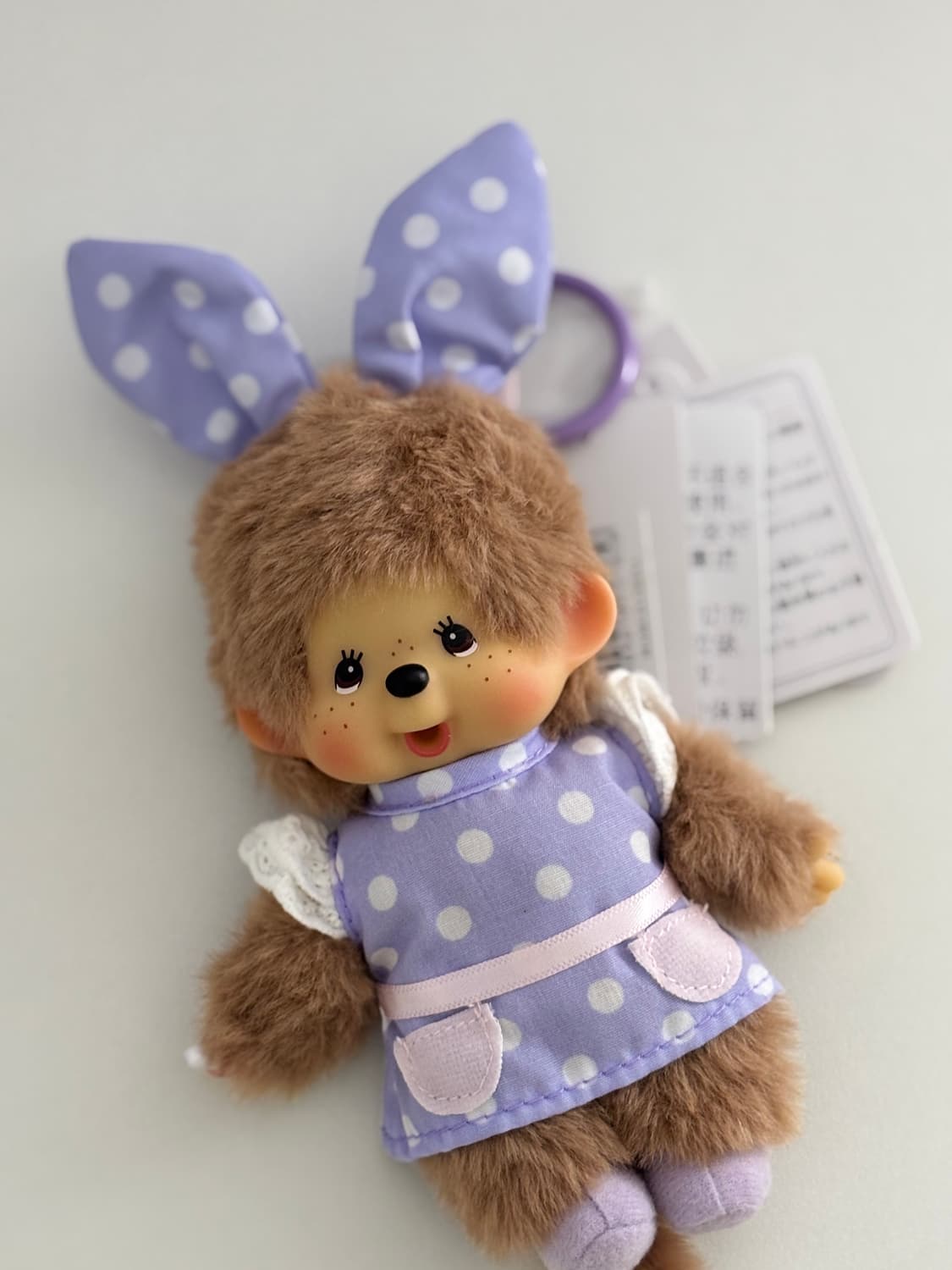 퍼플 도트 토끼 몬치치 인형 상품이미지2
