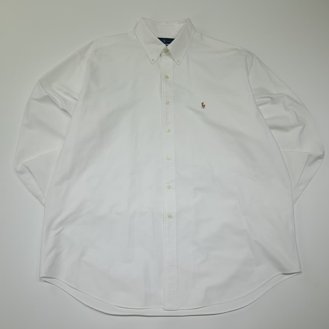 CK126 2XL 폴로 90s 멀티포니 화이트 셔츠 남방 상품이미지1