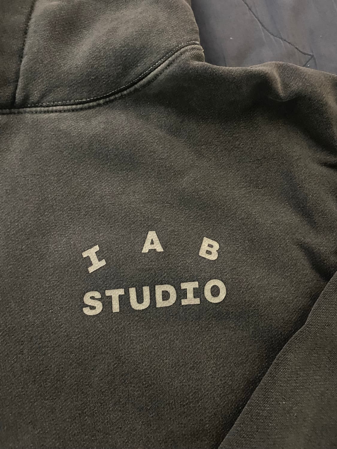 아이앱 스튜디오 피그먼트 후드티 L 판매 상품이미지4