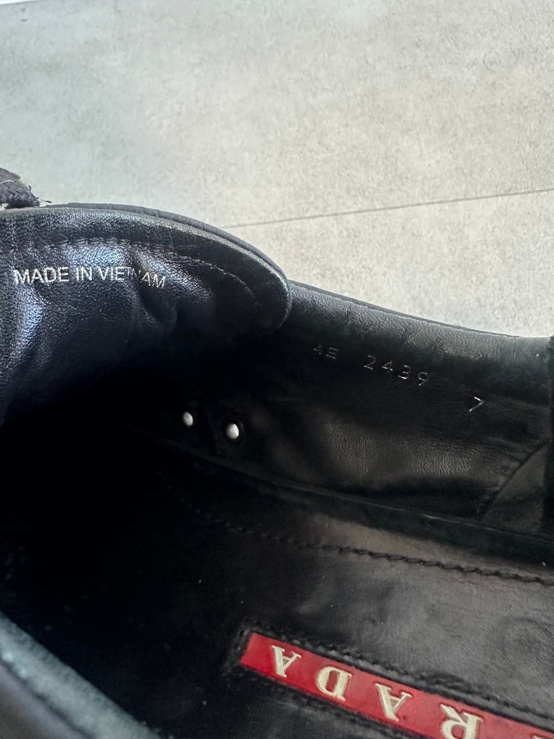 프라다 스포츠 아메리카컵 스니커즈 블랙 상품이미지7