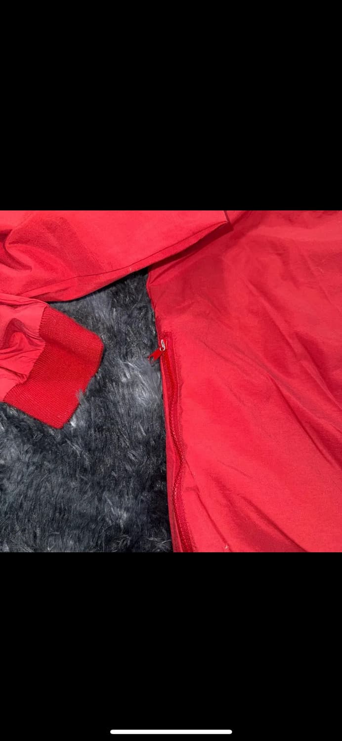 투티/0084 IZOD 브이넥 바람막이 레드 웜업 상품이미지5