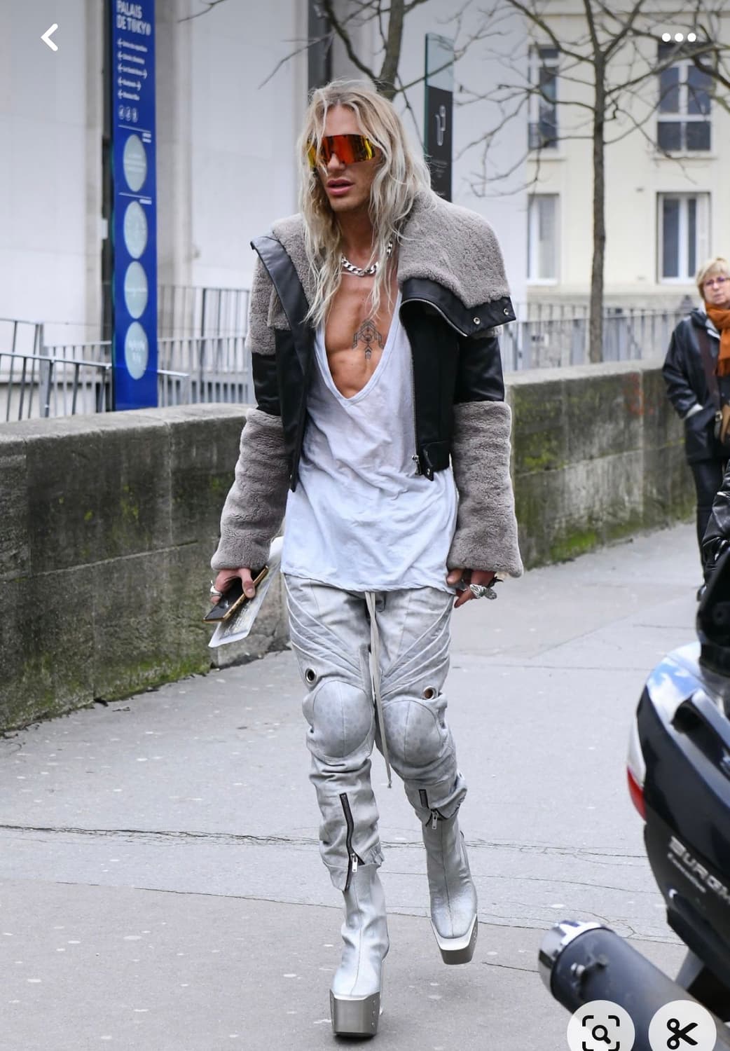 릭오웬스 21FW 키스 시어링 자켓 42사이즈 상품이미지1