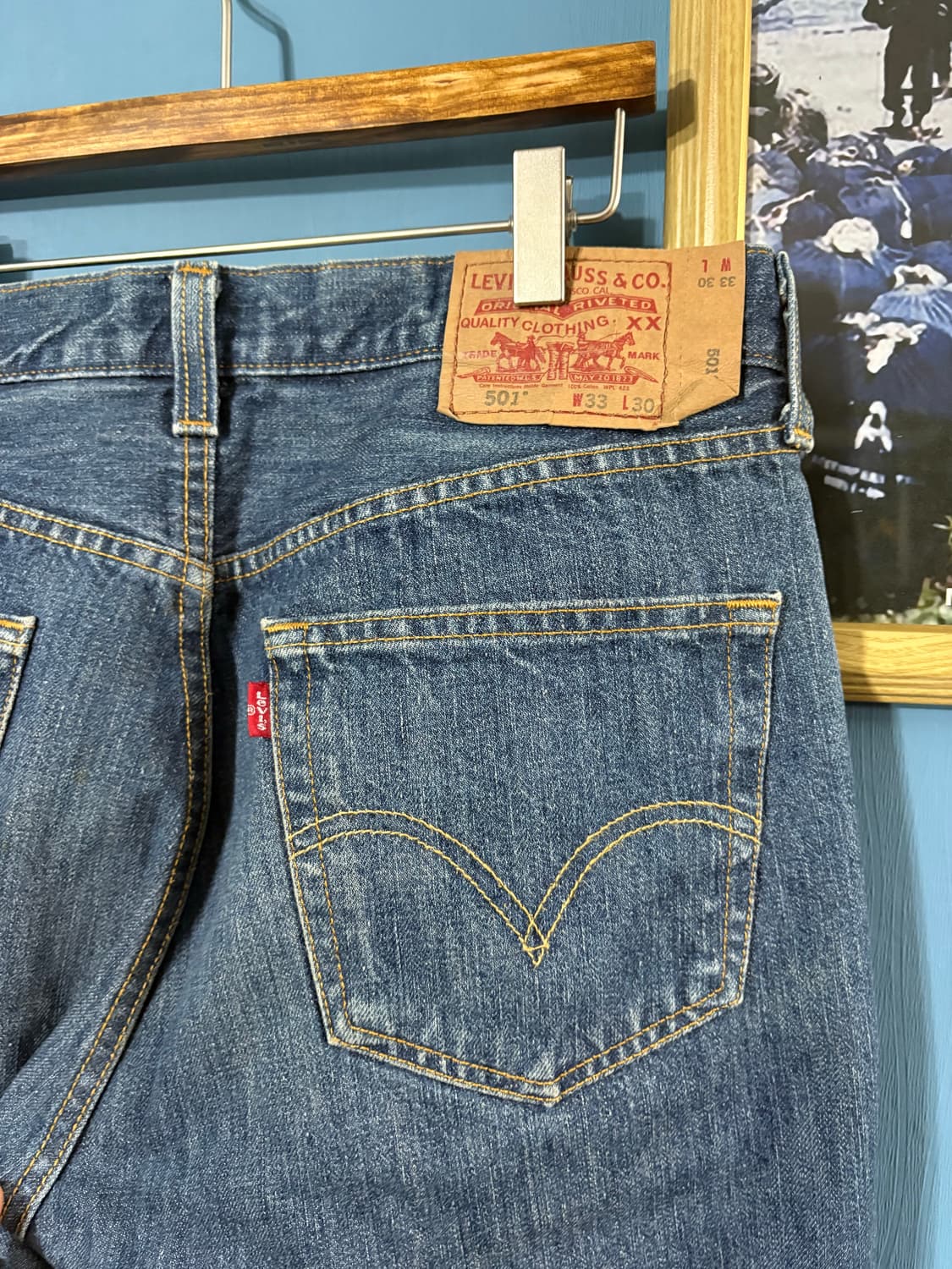 00’s Levis 501 denim pant. 상품이미지8