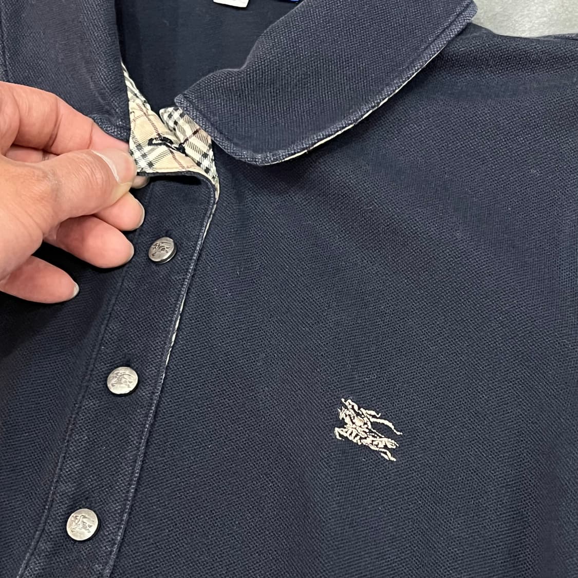  버버리 기마로고 카라 반팔티 y15952 상품이미지4