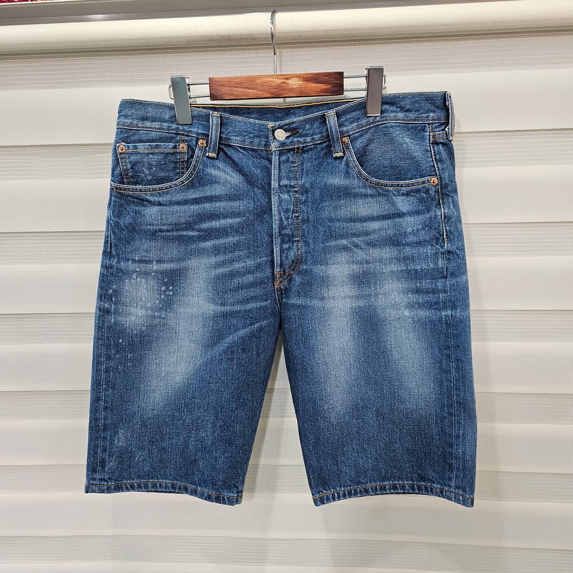 리바이스 501 데님 반바지- 34사이즈 상품이미지4