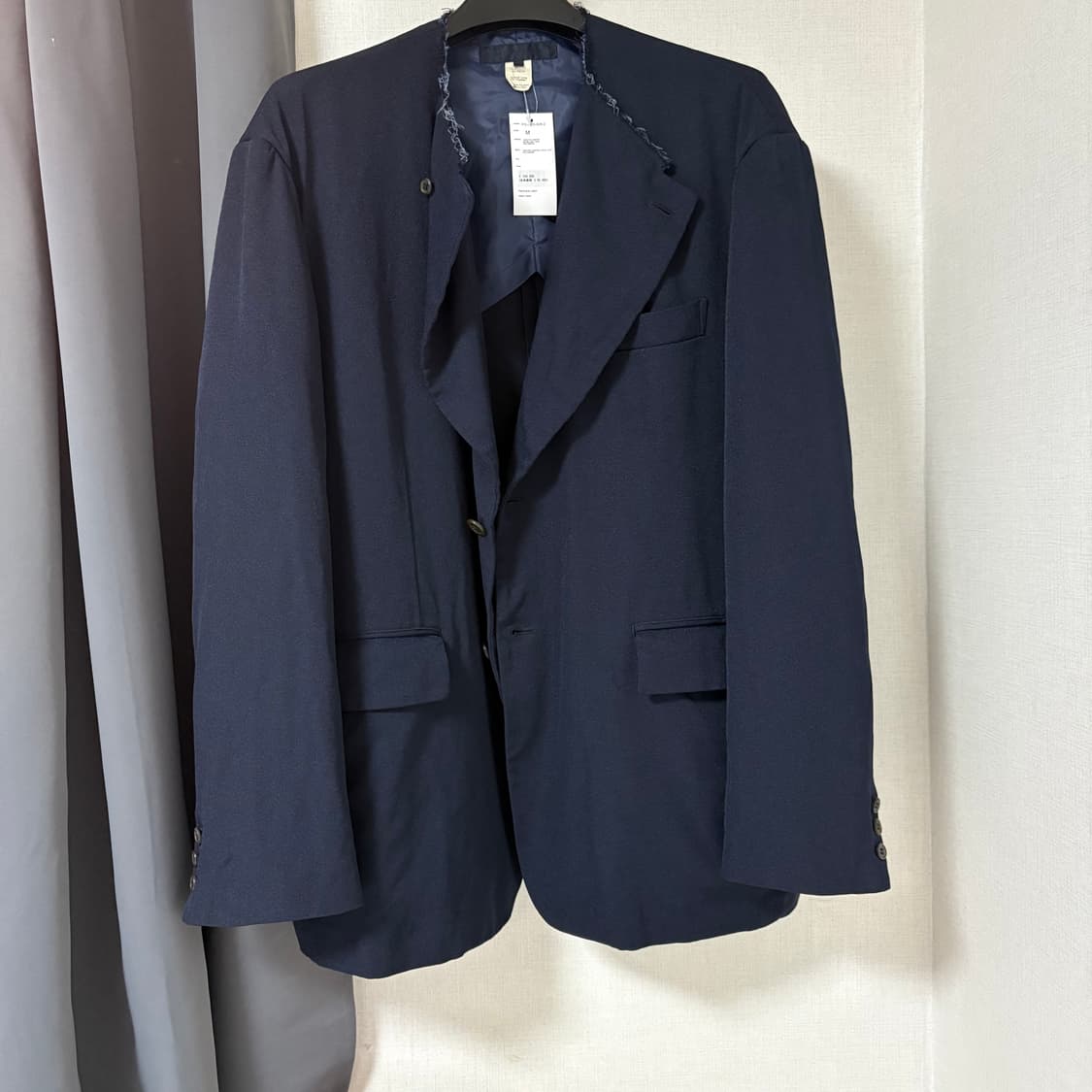 꼼데가르송 SHIRT 셔츠 / 25SS 로어 라펠 자켓 / M 상품이미지4