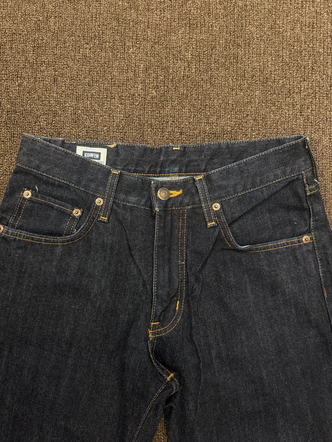 29)에드윈 403 빈티지 흑청 데님팬츠 상품이미지2
