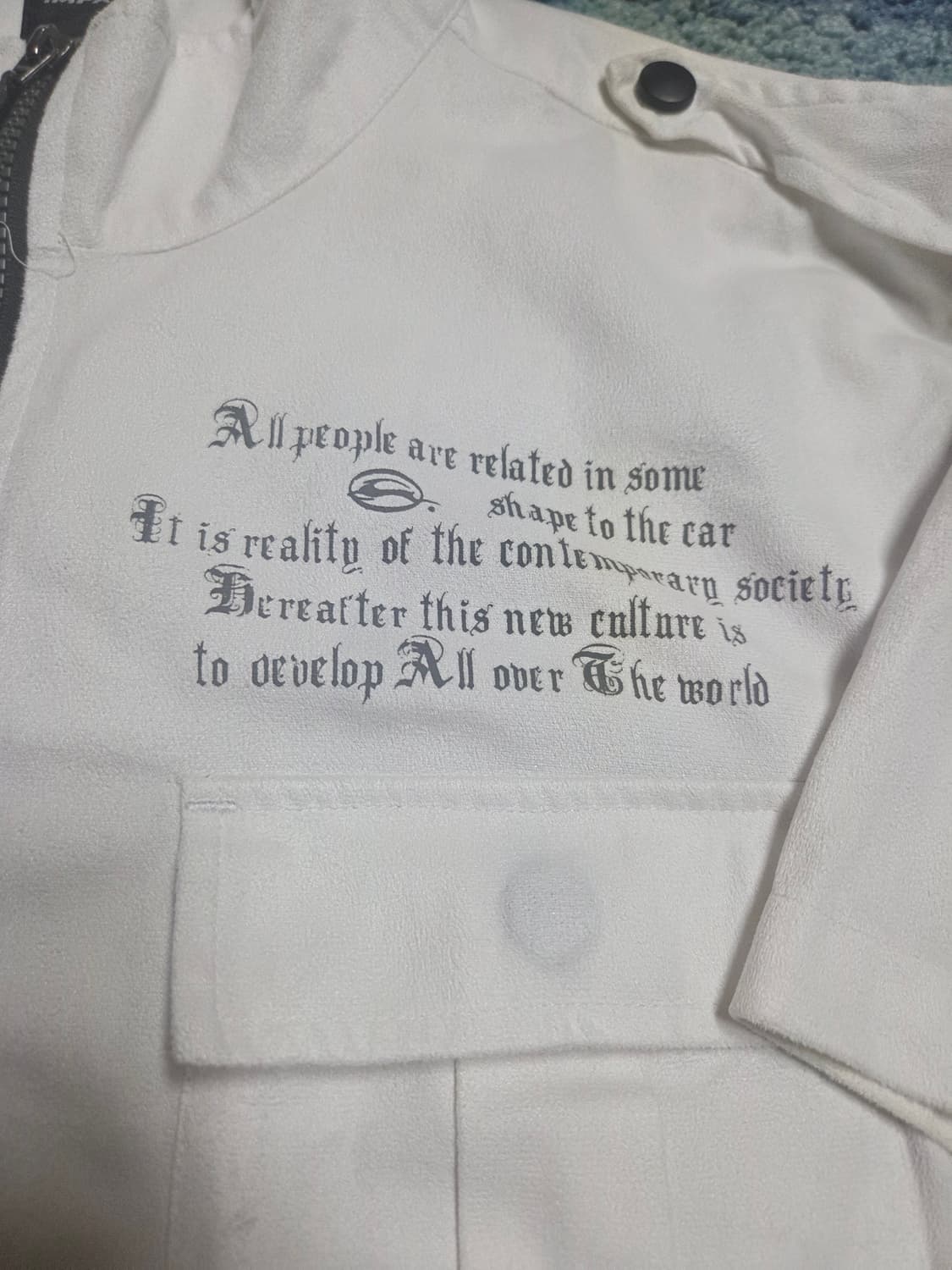 (택포)Impala Poem Double Pocket Zip Shirt 상품이미지2