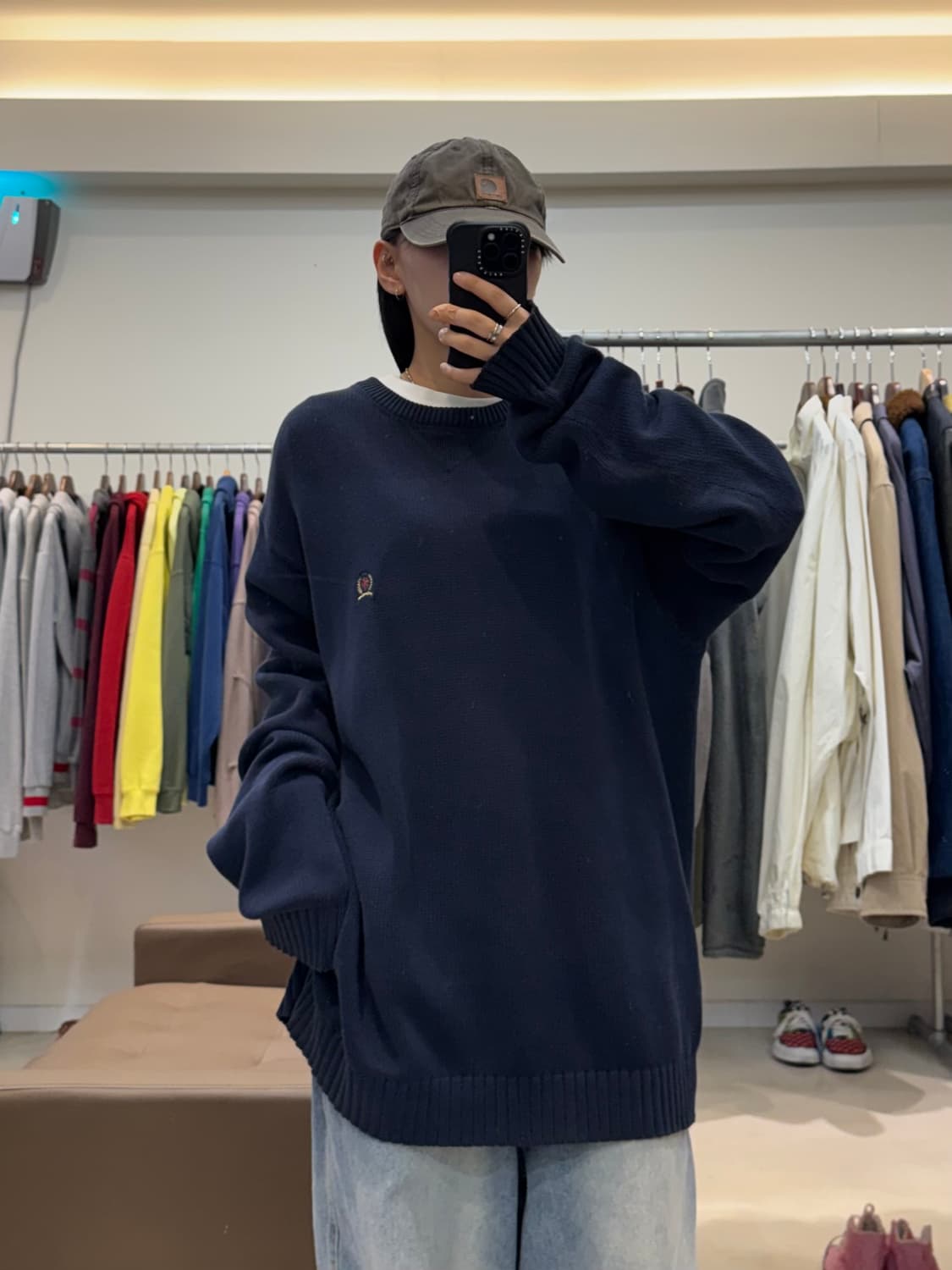 타미힐피거 크레스트 로고 헤비 니트 상품이미지6