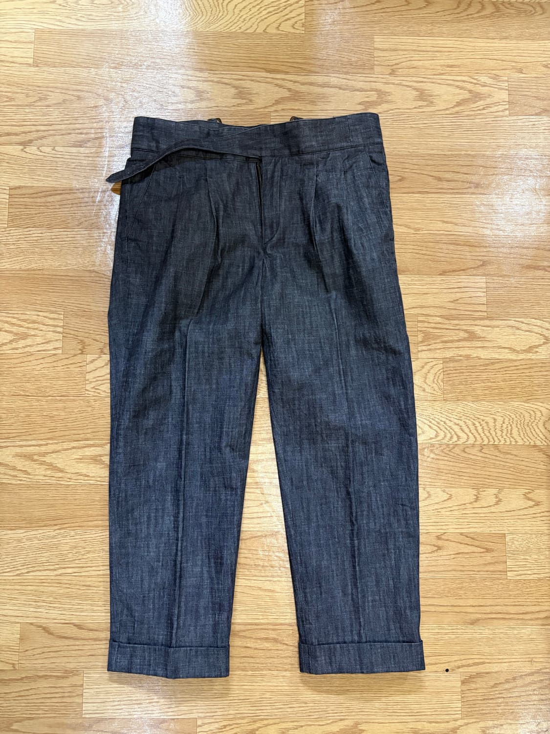 솔티 그레이 데님 구르카 트라우져 xl  상품이미지1