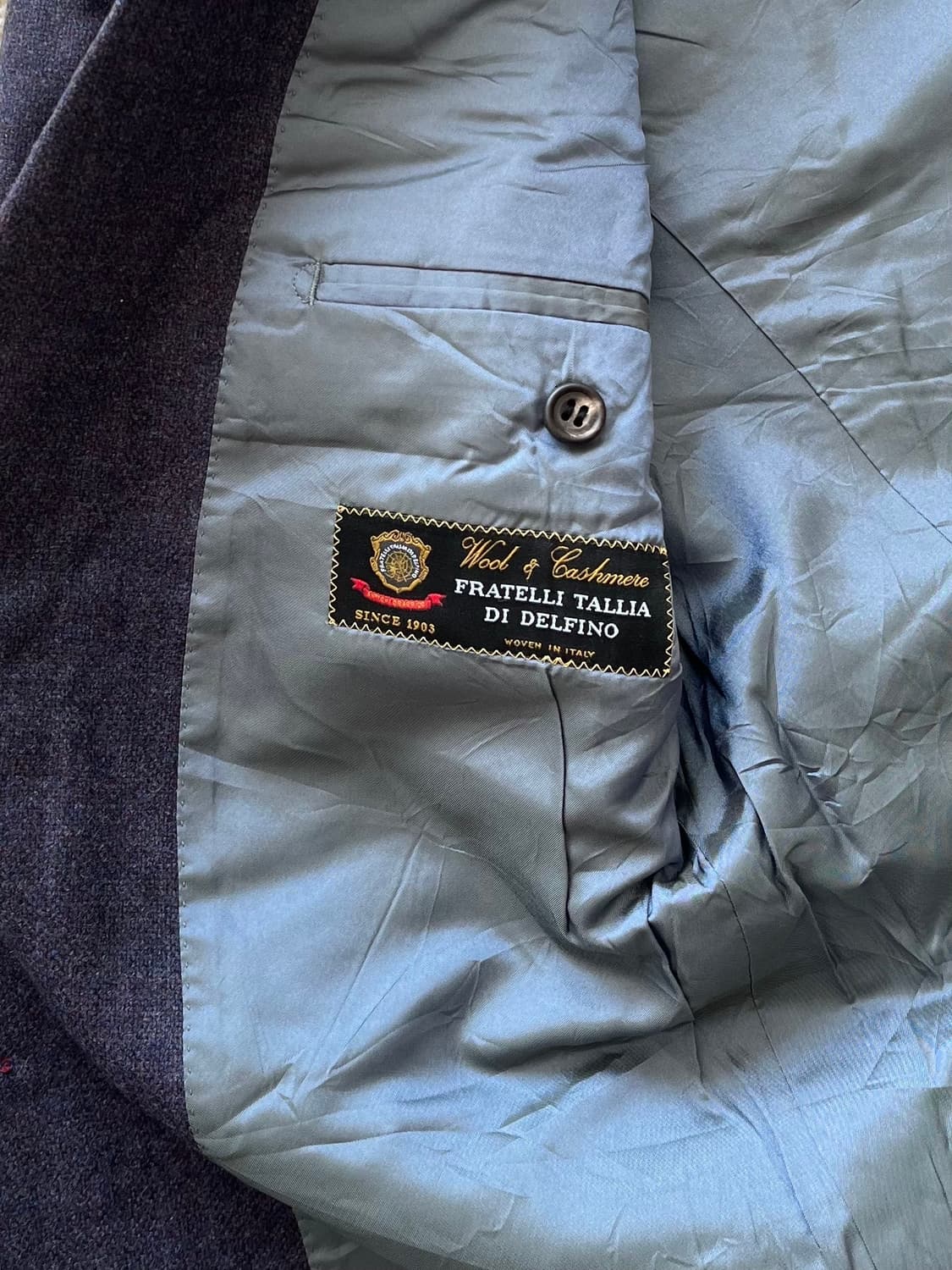 론너 울 캐시미어 핸드메이드 자켓 (100-103) 상품이미지7