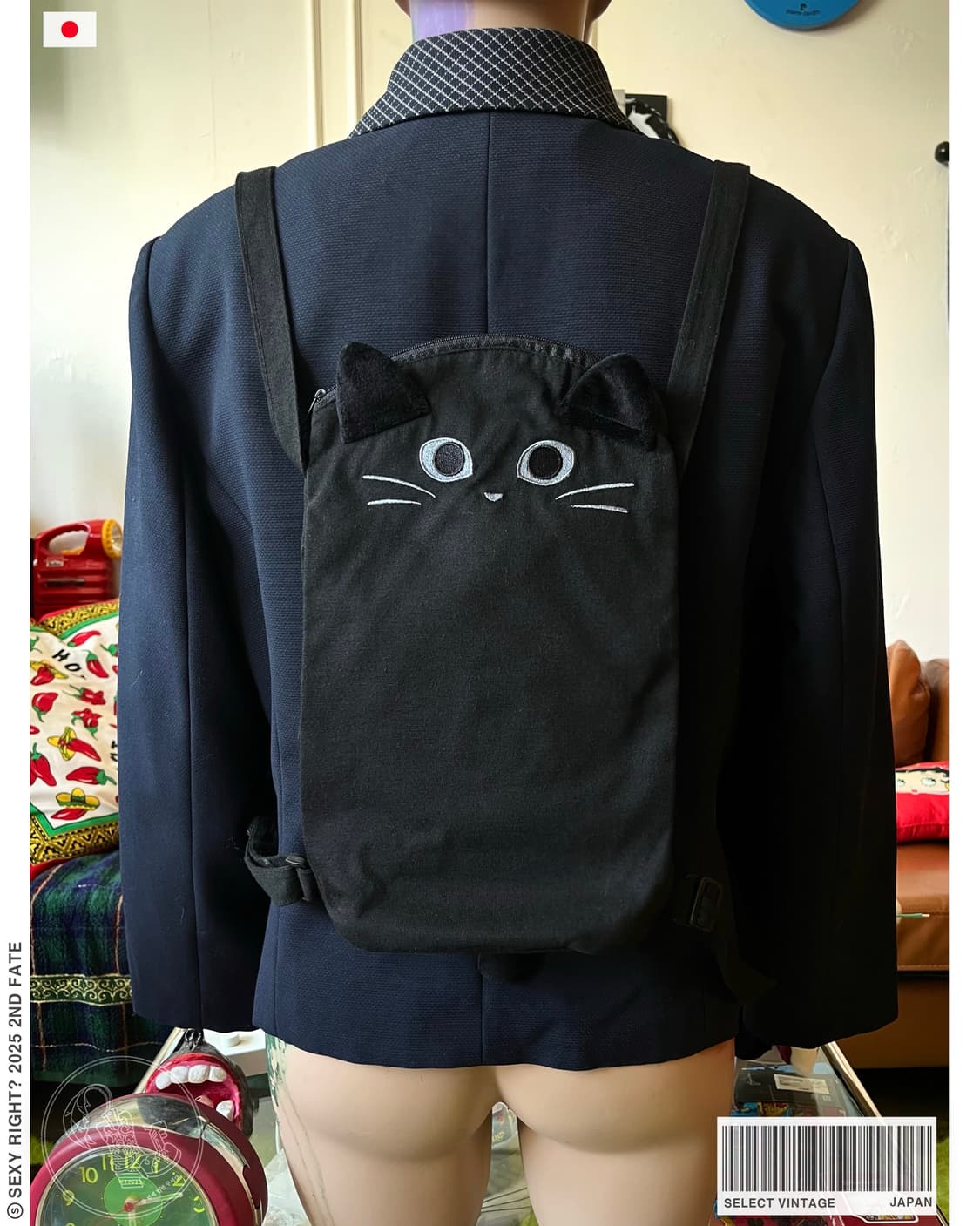 Japanese Vintage 3D Cats Adult Rucksack 상품이미지1