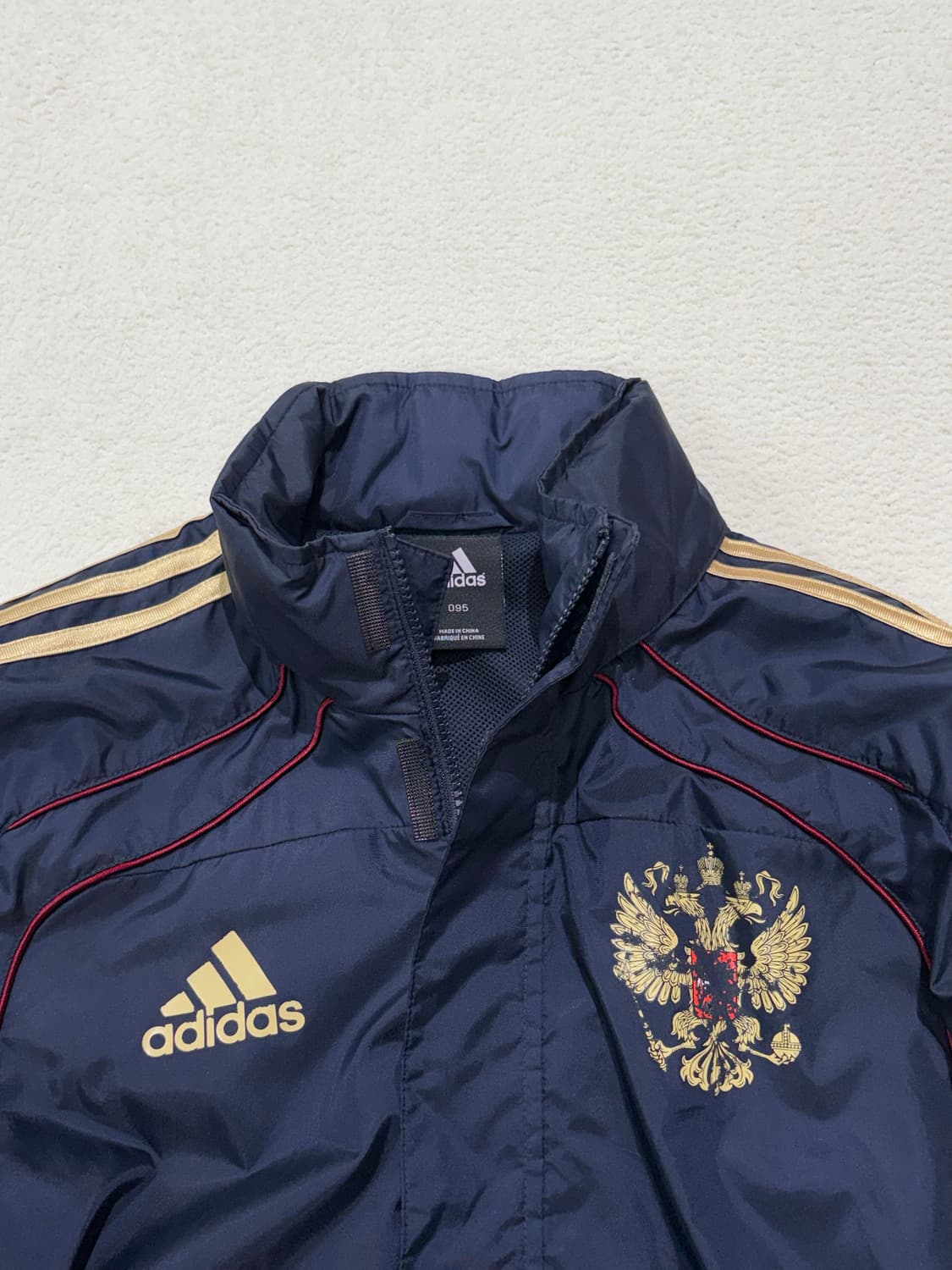 아디다스 러시아 국대 네이비 골드 져지 바람막이 자켓 95 상품이미지2