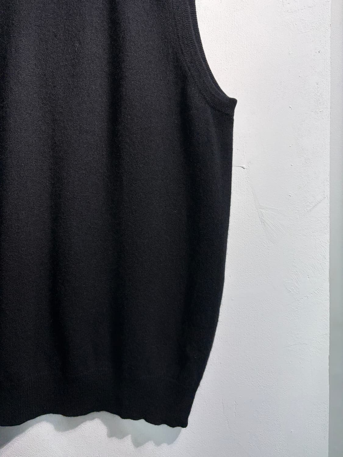만원샵) Cashmere 100% 니트 베스트 XL C357 상품이미지4