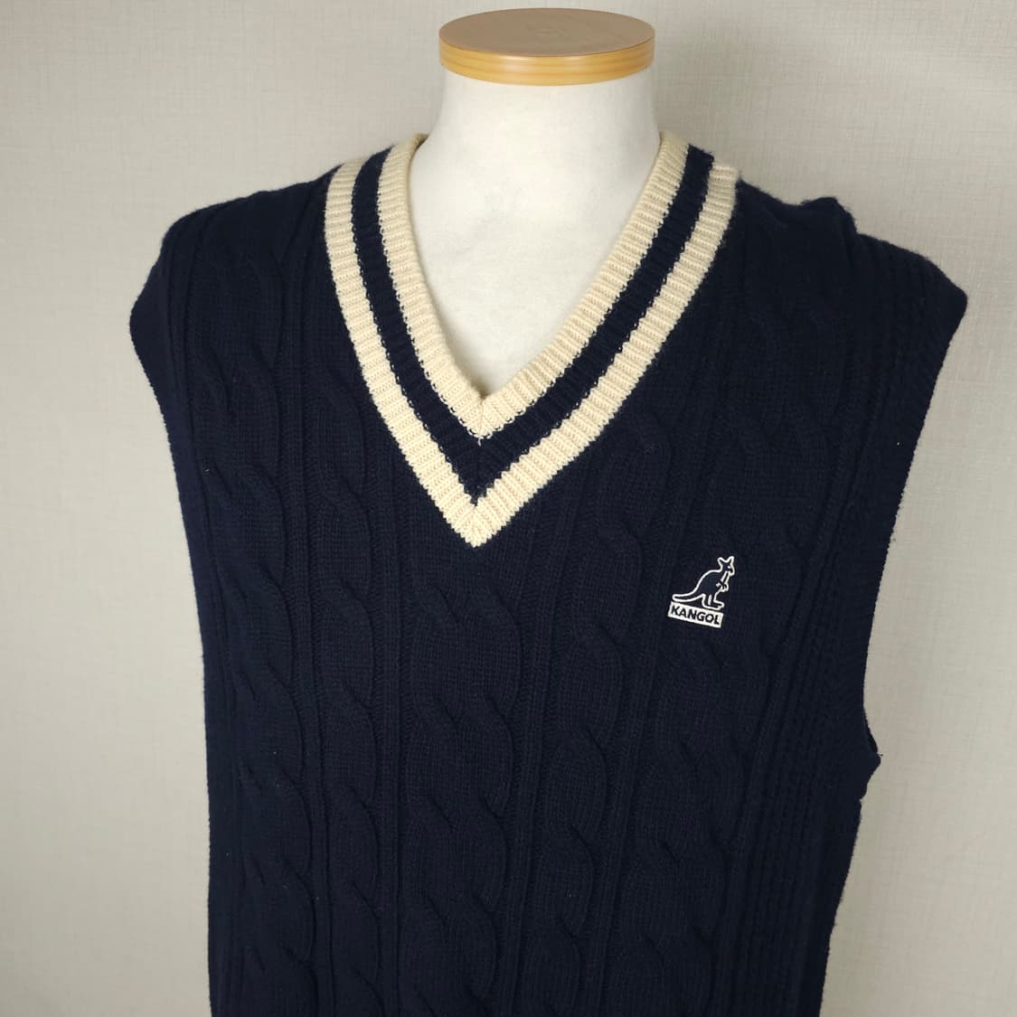 캉골 니트조끼 남자100사이즈  상품이미지2