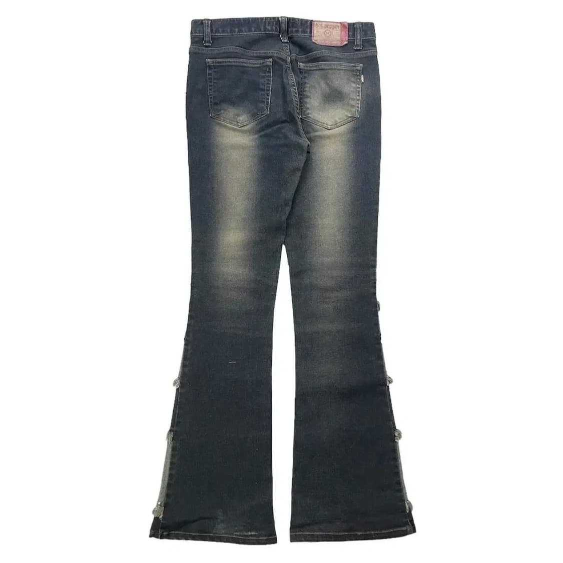 빈티지 프린지 부츠컷 데님 팬츠 상품이미지6