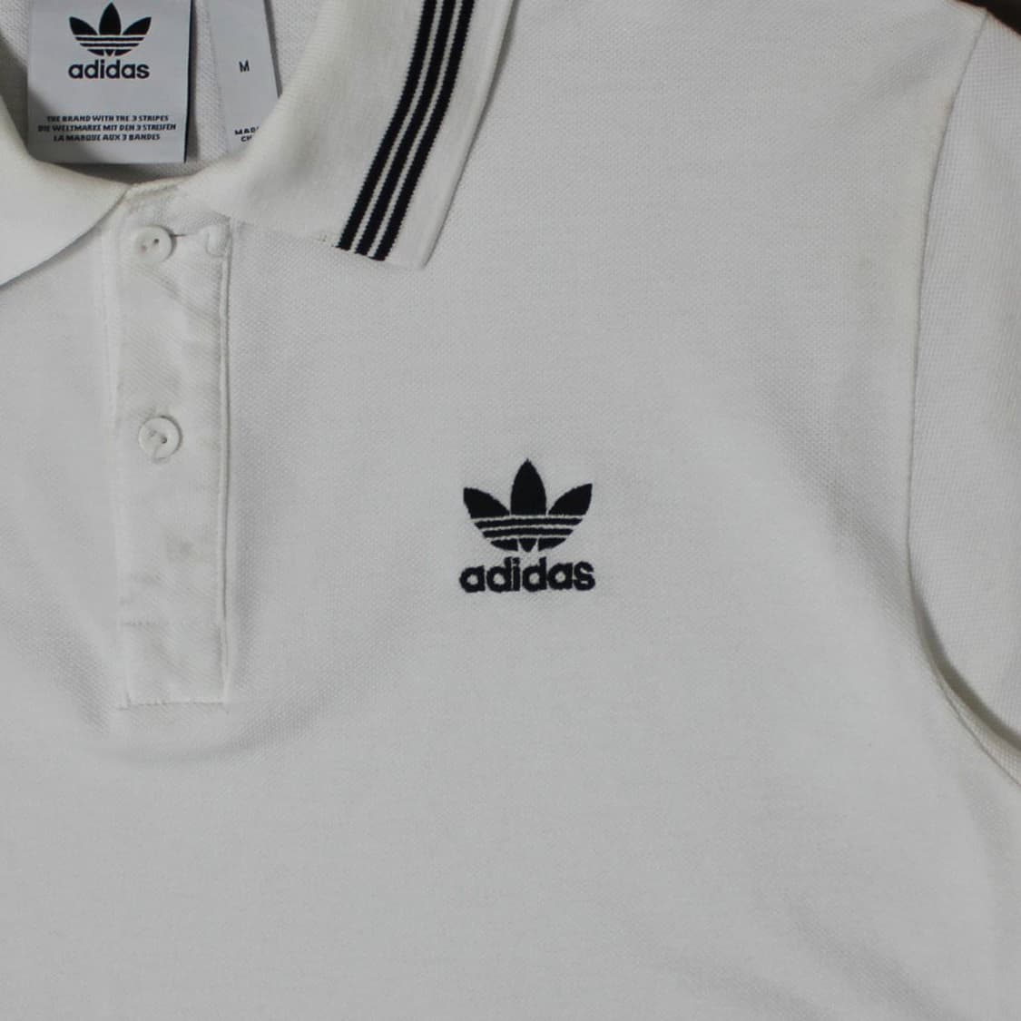 Adidas 아디다스 트레포일 화이트 PK 반팔 상품이미지2