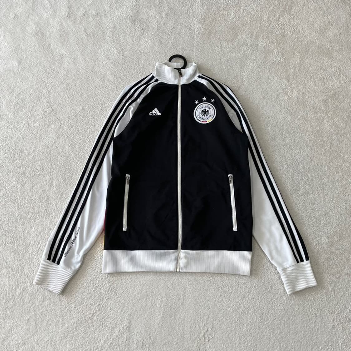 95 아디다스 독일 트랙탑 져지 흰검 화이트 상품이미지1