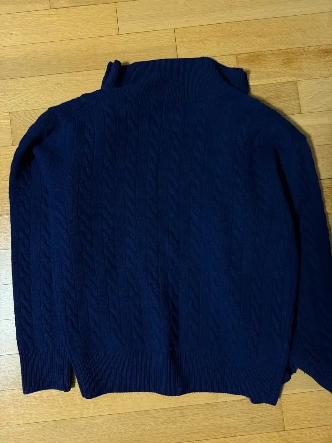 토니웩 케이블 니트 집업 L 상품이미지4