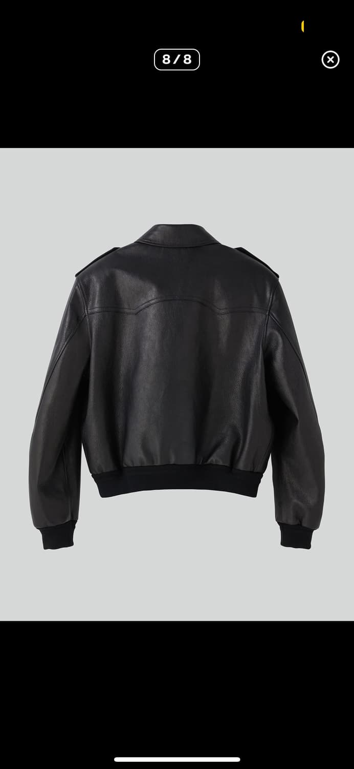 렉토24fw 벤고트 에폴렛 레더 자켓 상품이미지5